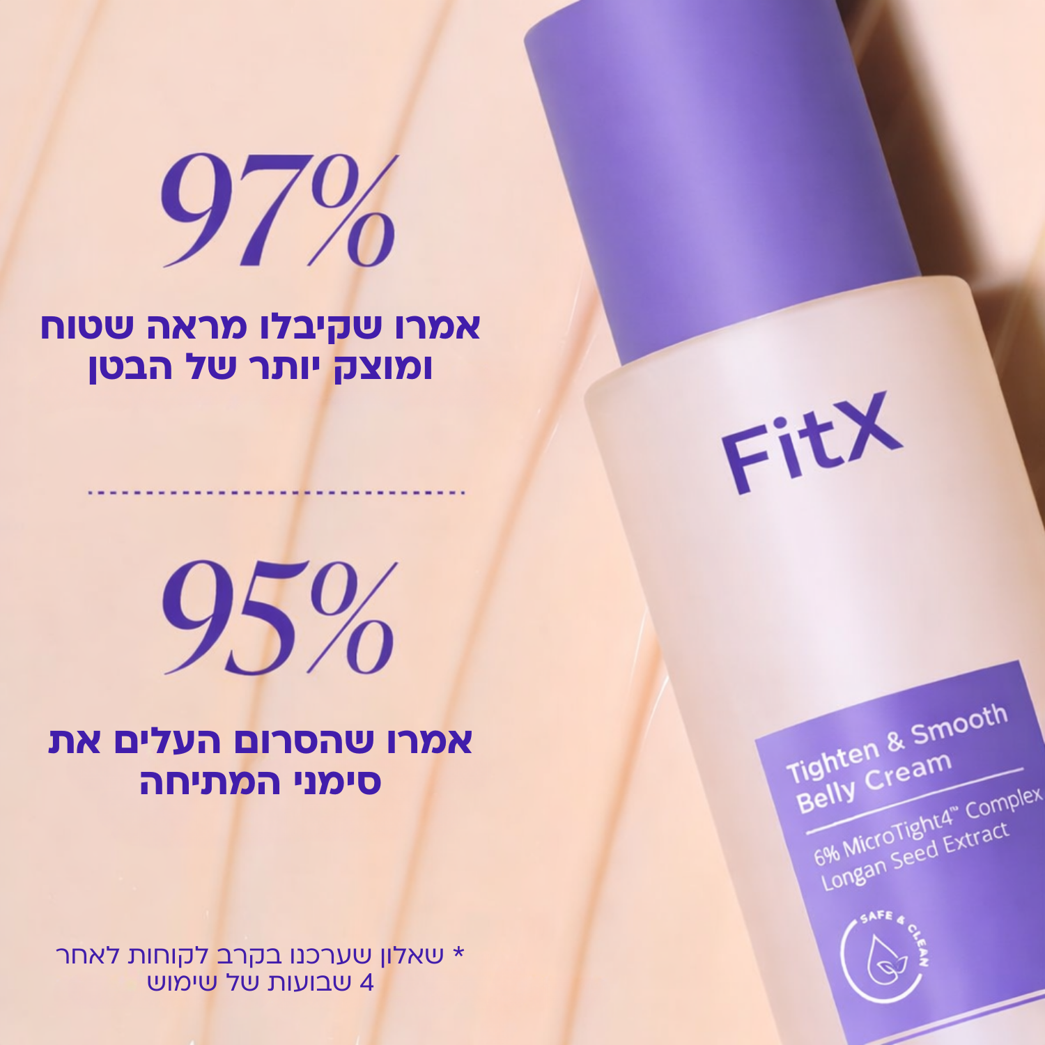 סרום FitX לחיטוב הבטן